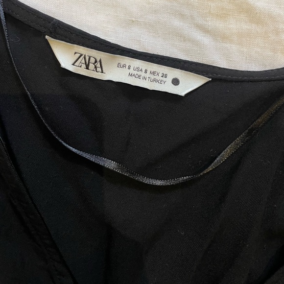 Zara Button Front Long Sleeve Top - Picture 3 of 3